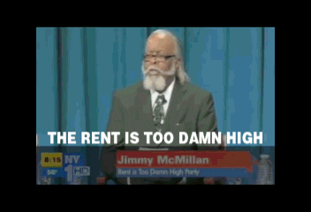 Gif of man declaring the rent is too damn high