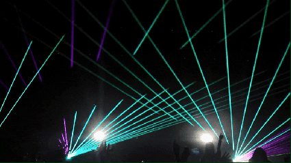 dark lights sparkle laser lasers