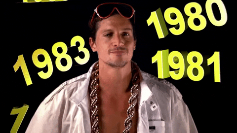 80'S Party GIF by Simon Rex / Dirt Nasty