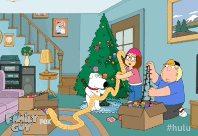 family guy television gif find share on giphy ugly christmas scrubs