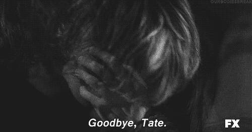 Tate and Violet. - Goodbye Tate. gif