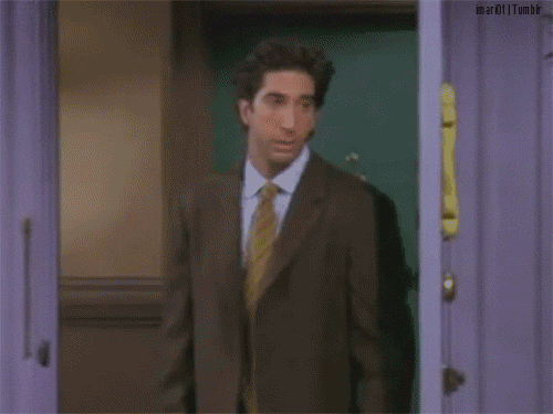  friends fuck you middle finger ross david schwimmer GIF