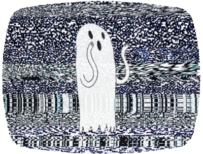 tv snow ghost static drawings