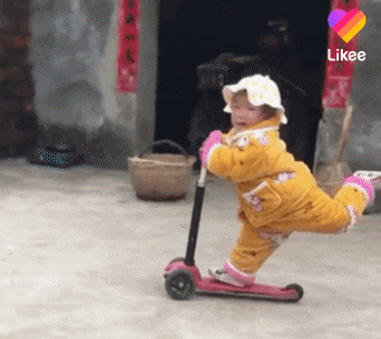 child scooter gif