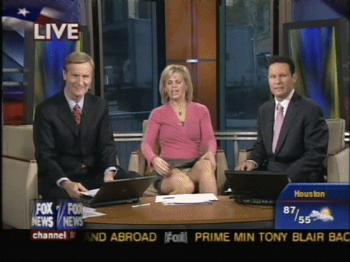 news anchor up dress