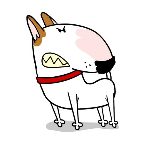 Image result for angry dog cartoon