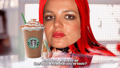 Britney Spears Starbucks