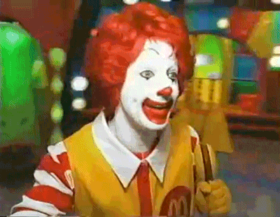 Ronald Mcdonald Clown GIF