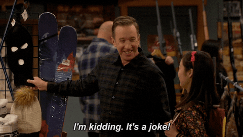 I'M Kidding Fox Tv GIF by Last Man Standing - Find & Share on GIPHY
