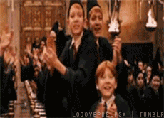 Weasleys applaud via giphy.com