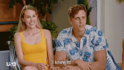 I Knew It Usa Network GIF by Temptation Island