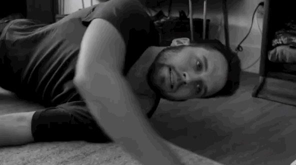 Tired Good Night GIF by Hannah - Find & Share on GIPHY