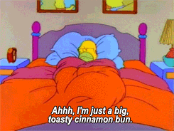 warm the simpsons winter bed cold