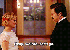 television weirdo parks and recreation leslie knope ron swanson