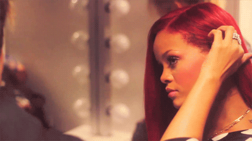 rihanna red pretty red hair