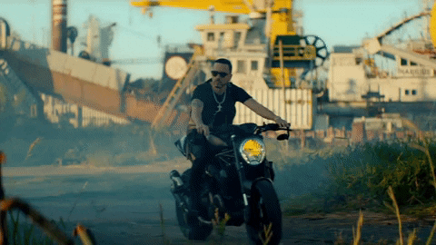 Music Video Bike GIF by Yandel - Find & Share on GIPHY