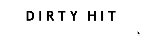 Dirty Hit logo animation