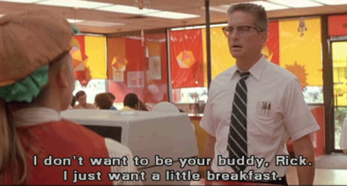 Michael Douglas Breakfast GIF - Find & Share on GIPHY