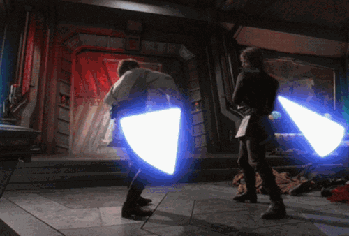 Revenge Of The Sith Fighting GIF by Cheezburger - Find & Share on ...