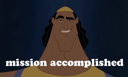  done finally finished the emperors new groove kronk GIF