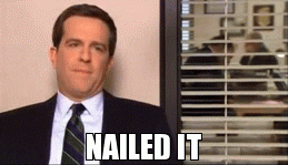 performance review nailed it the office gif