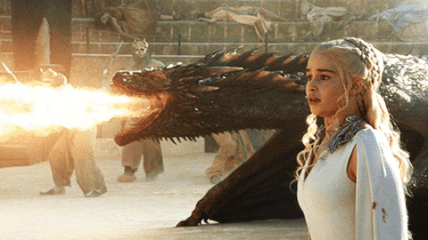 game of thrones got dragon flying daenerys targaryen