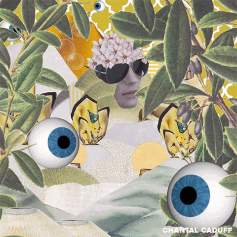 Fashion Flower GIF by Chantal Caduff