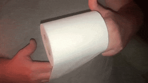 Rolling toilet paper fast