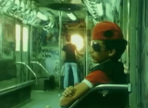 Found Footage Subway GIF