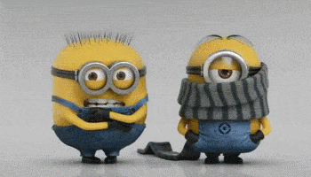 Cold Minions Animated GIF