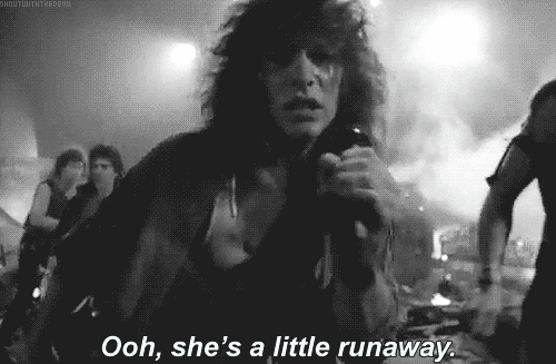 Run Away Bon Jovi Gif Find Share On Giphy