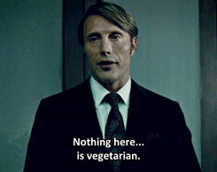 tukaj ni ničesar vegetarijanskega