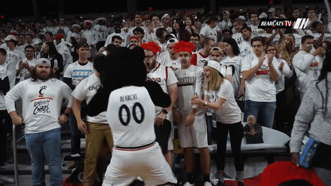 Excited Cincinnati Bearcats GIF by University of Cincinnati Athletics - Find & Share on GIPHY