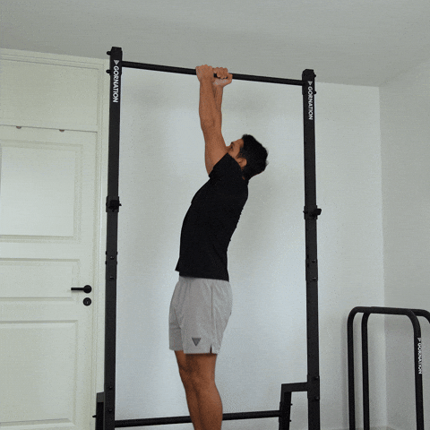 commando pull ups exercise demonstration
