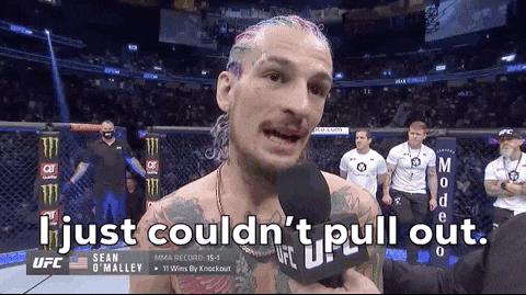 A man talking about his pull out failure