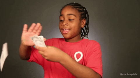 Make It Rain Kids GIF by Children's Miracle Network Hospitals - Find & Share on GIPHY