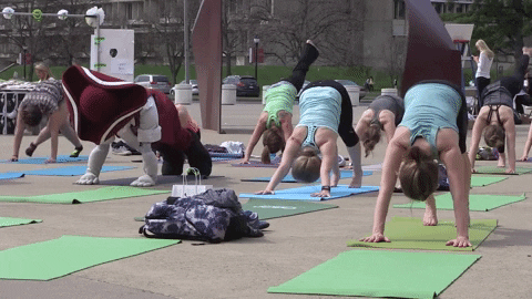 Yoga Exercise GIF by UMass Amherst - Find & Share on GIPHY