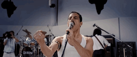 Rami Malek Queen GIF - Find & Share on GIPHY