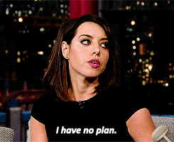 Do These 4 Things To Start Your Year Off On the Right Foot aubrey plaza gif no plan