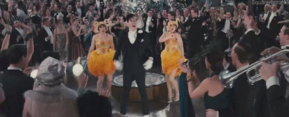 Image result for the great gatsby party gif