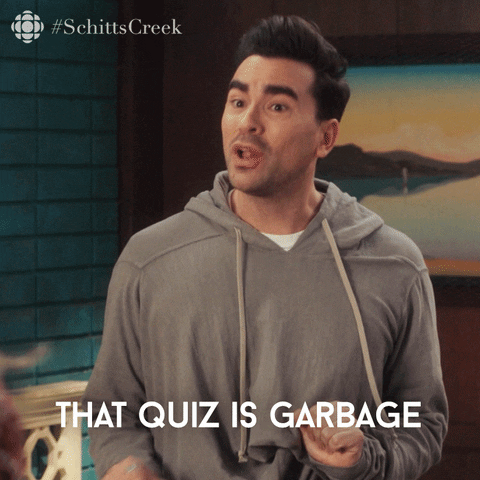 David thinks that quiz is garbage