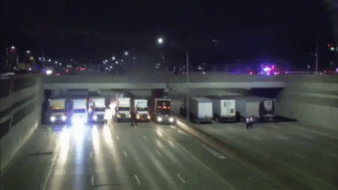 Truck drivers help to prevent suicide gif