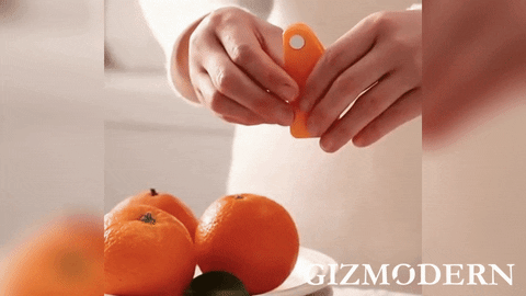 Stainless Steel Handy Orange Citrus Peeler – GizModern