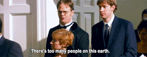 Image result for dwight schrute plague gif