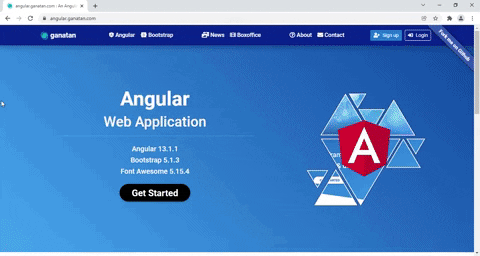 Angular 14 Example 
                    Application