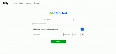 Getting Started Demo GIF