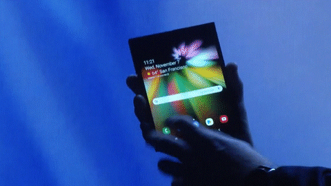 Samsung hÃ© lá» smartphone mÃ n hÃ¬nh gáº­p Äáº§u tiÃªn cá»§a hÃ£ng, dÃ¹ng mÃ n hÃ¬nh Infinity Flex Display