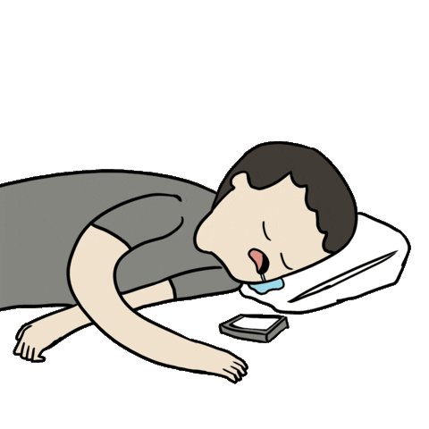 Sleepy Shock Sticker by Tahilalats for iOS Android GIPHY