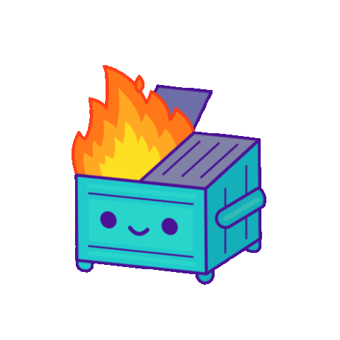 dumpster fire 100soft
