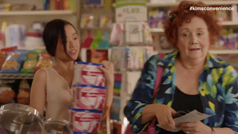 Ice Cream Summer GIF by Kim's Convenience